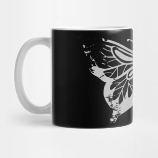 BUTTERFLY light Gray, Logo Mug